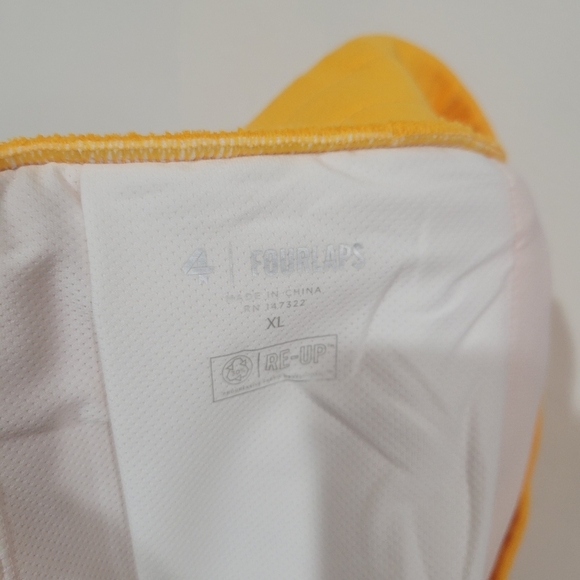 Fourlaps Rush shorts Mango yellow shorts size XL - Picture 10 of 10